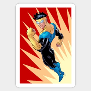 invincible poster Sticker